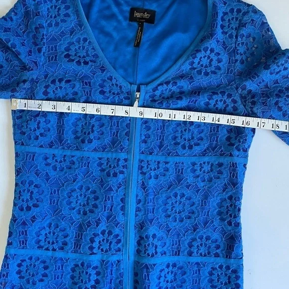 Laundry by Shelli Segal lace dress size 4 - Picture 9 of 11